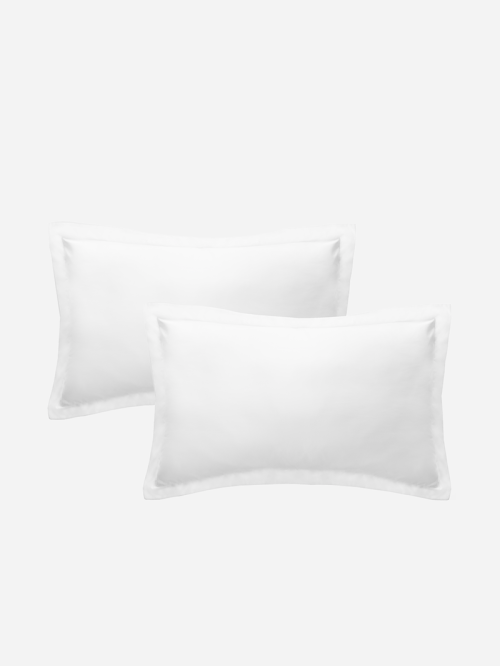 600TC Oxford Satin Stitch Oxford Egyptian Giza Cotton Pillowcases - Standard + 2 P/cases