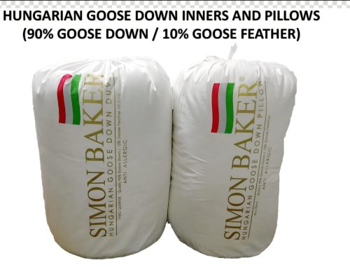 Hungarian Goose Down 90% Down 10% Feather Duvet Inners - Queen